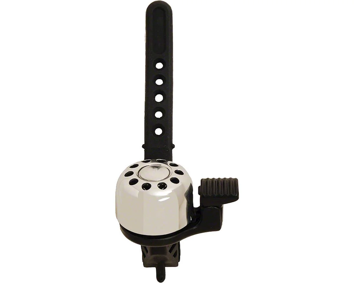 Mirrycle Incredibell Omnibell Strap-On Bike Bell (Silver)
